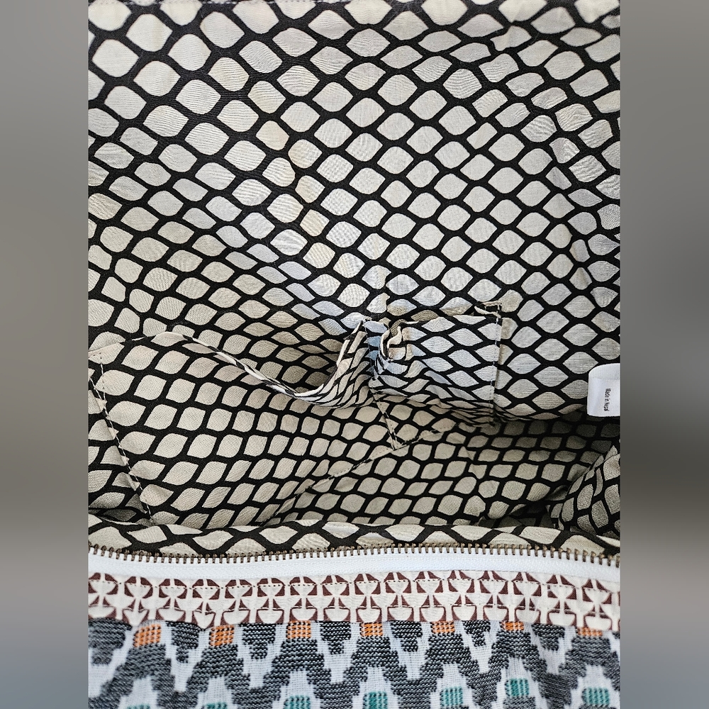 Noonday Collection Multicolor Patterned Tote - image 8